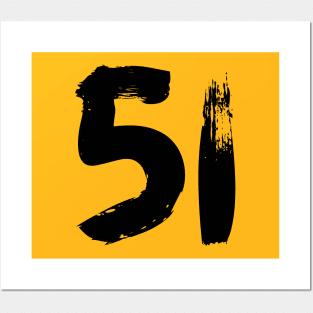 Number 51 Posters and Art